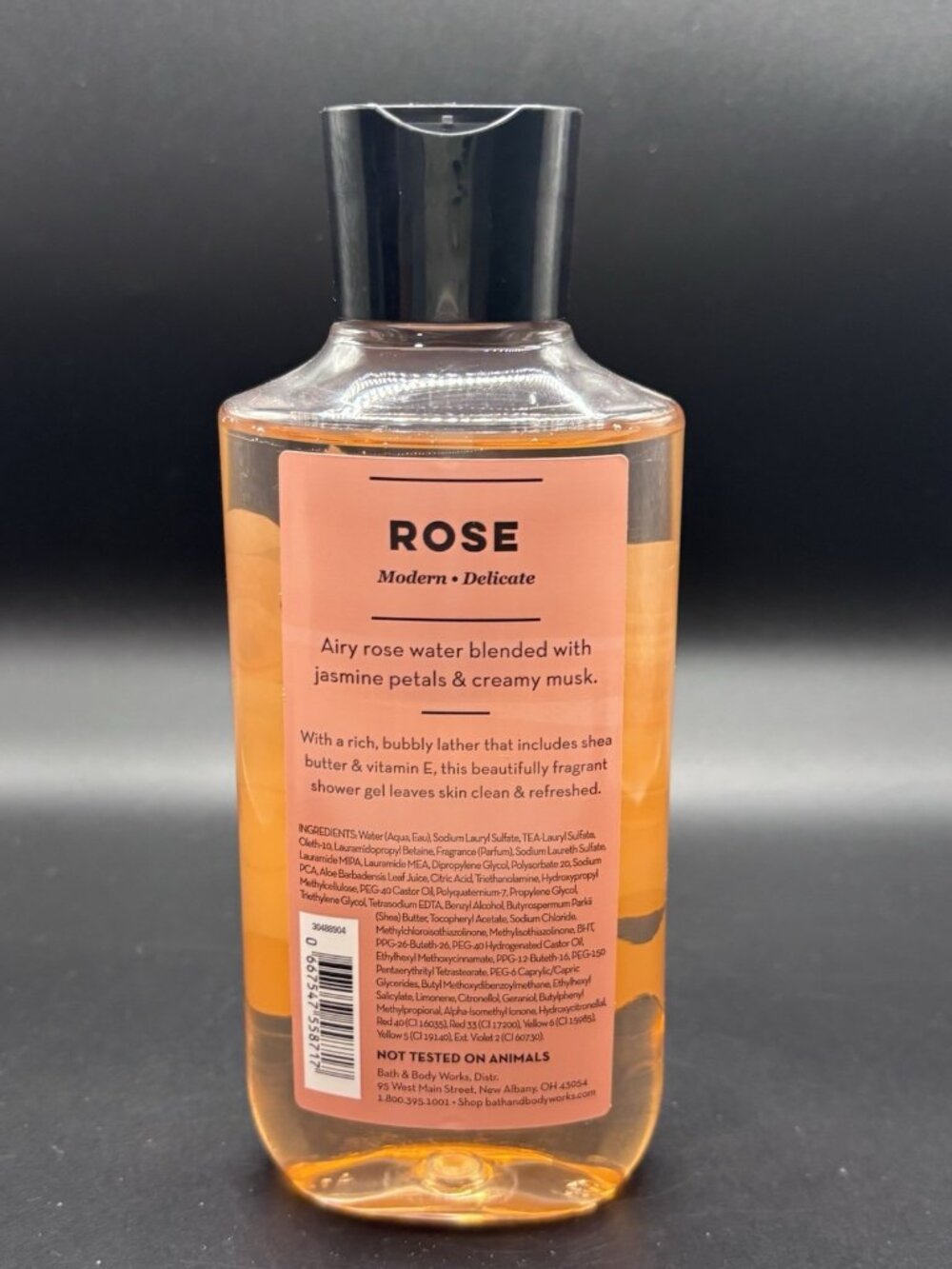 Bath & Body Works Rose Body Wash Shower Gel 10 oz Floral Jasmine Musk Spring - Picture 2 of 15